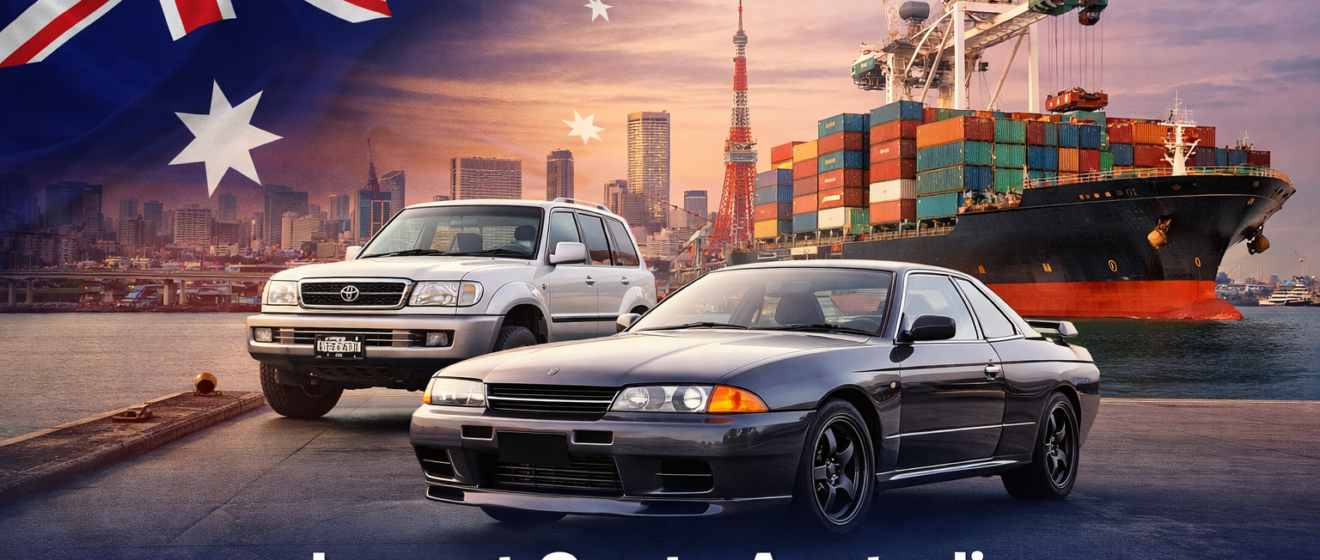 import car to australia 25 year rule japan export