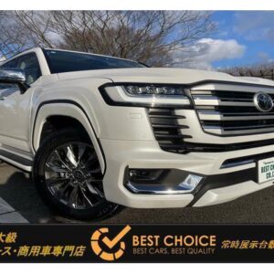 2024 Toyota Land Cruiser pearl gasoline used car Japan export