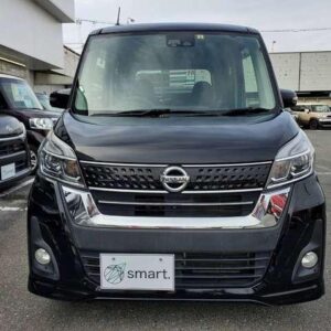 2017 Nissan Dayz Roox black gasoline used car Japan export