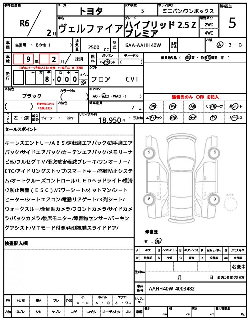 Ref:AUX-10739787 TOYOTA VELLFIRE 2024 16 Ref:AUX-10739787 TOYOTA VELLFIRE 2024 - Image 16