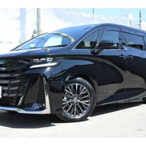 2024 Toyota Vellfire black hybrid used car Japan export