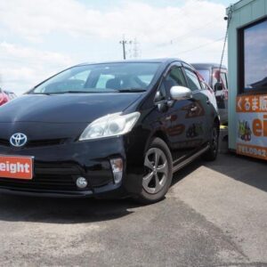 2013 Toyota Prius black hybrid used car Japan export
