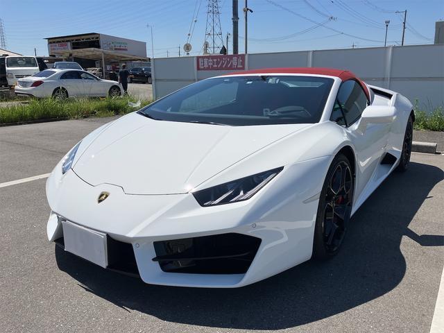 Ref:AUX-11119892 LAMBORGHINI HURACAN 2018 1 2018 Lamborghini Huracan white gasoline used car Japan export