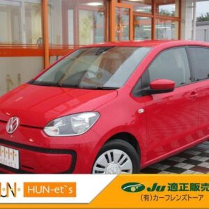 2012 Volkswagen Up! red gasoline used car Japan export