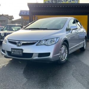 2007 Honda Civic Hybrid silver hybrid used car Japan export