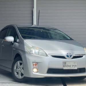 2009 Toyota Prius silver hybrid used car Japan export