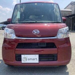 2014 Daihatsu Tanto red gasoline used car Japan export