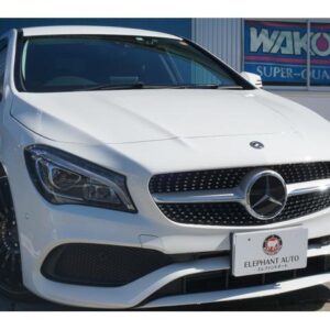2018 Mercedes Benz Cla-Class Shooting Brake white gasoline used car Japan export