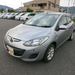 2012 Mazda Demio silver gasoline used car Japan export