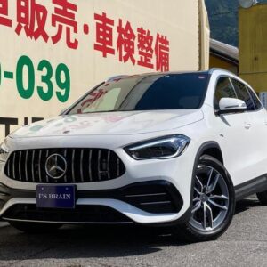 2022 Mercedes Amg Gla-Class white gasoline used car Japan export