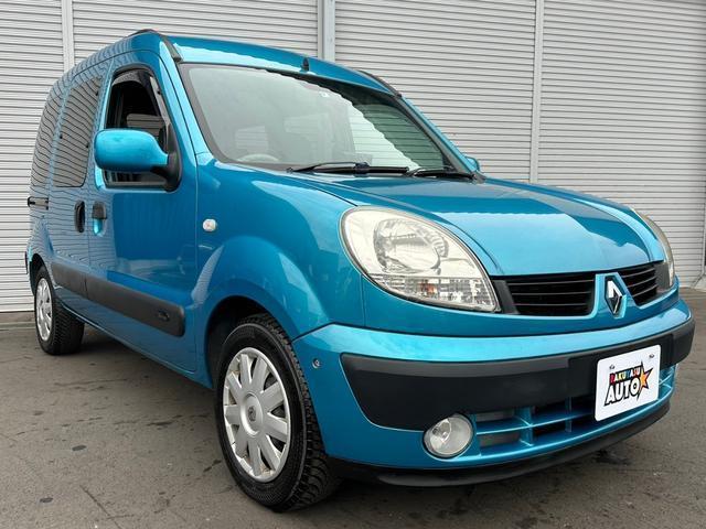 Ref:AUX-12852422 RENAULT KANGOO 2008 1 2008 Renault Kangoo blue gasoline used car Japan export