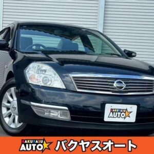 2007 Nissan Teana black gasoline used car Japan export