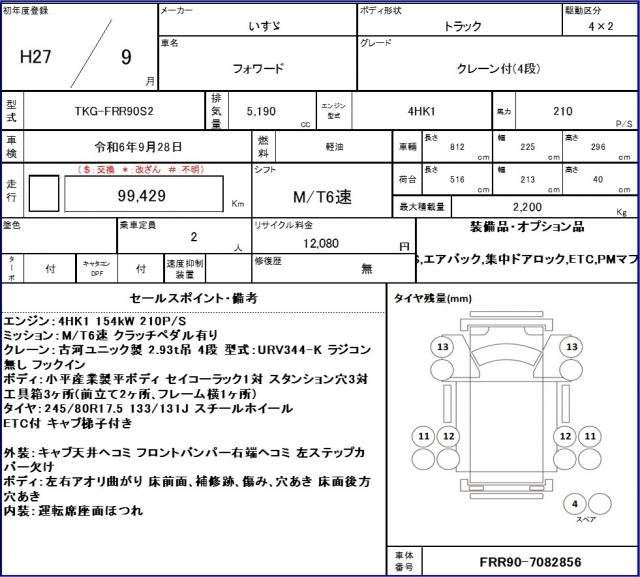 Ref:AUX-13058053 ISUZU FORWARD 2015 - Image 16