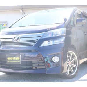 2012 Toyota Vellfire purple gasoline used car Japan export