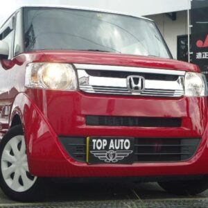 2018 Honda N-Box Slash red gasoline used car Japan export