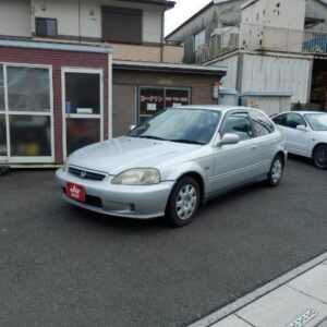 1999 Honda Civic silver gasoline used car Japan export