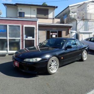 2002 Nissan Silvia black gasoline used car Japan export