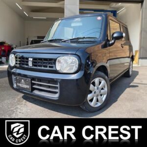 2012 Suzuki Alto Lapin black gasoline used car Japan export
