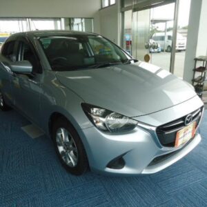 2019 Mazda Demio silver diesel used car Japan export