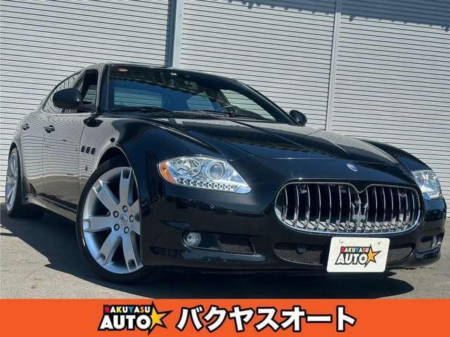 Ref:AUX-13681828 MASERATI QUATTROPORTE 2010 1 2010 Maserati Quattroporte black gasoline used car Japan export