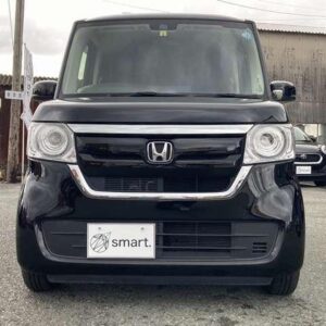 2019 Honda N-Box black gasoline used car Japan export