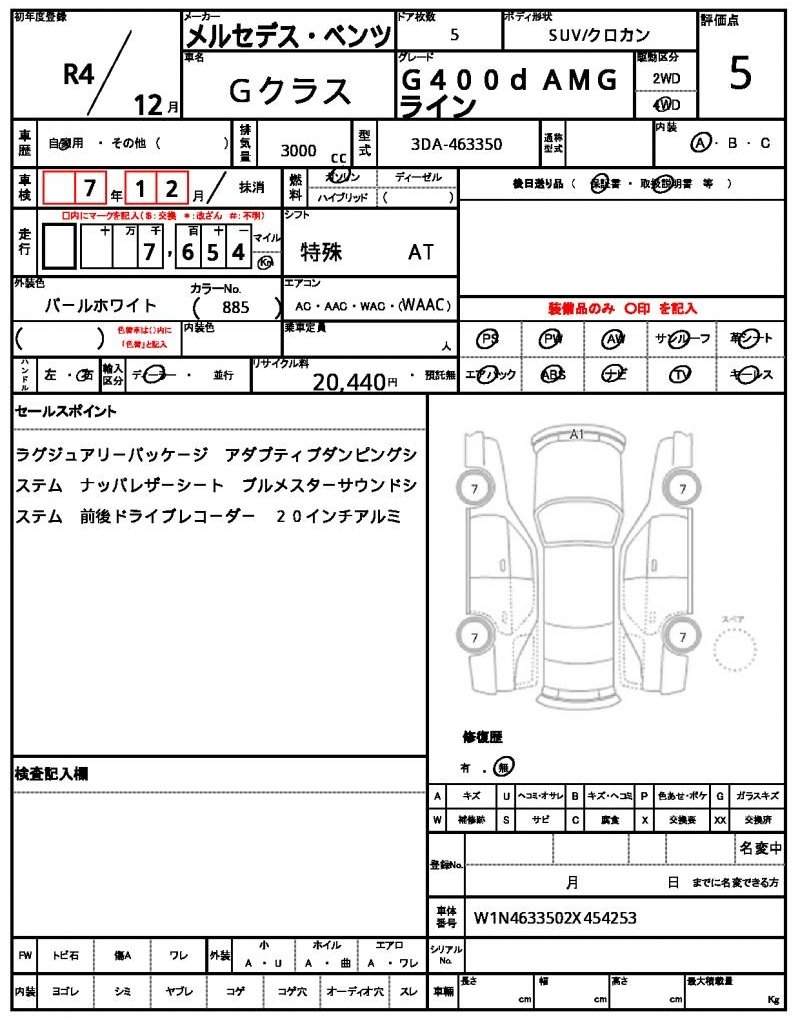 Ref:AUX-14202433 MERCEDES BENZ G-CLASS 2022 - Image 21