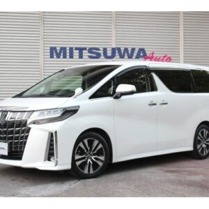 2018 Toyota Alphard pearl gasoline used car Japan export