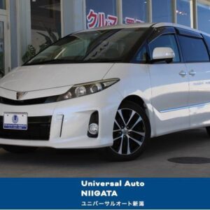2014 Toyota Estima pearl gasoline used car Japan export