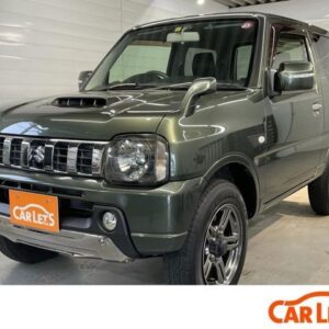2015 Suzuki Jimny green gasoline used car Japan export