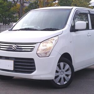 2013 Suzuki Wagon R white gasoline used car Japan export