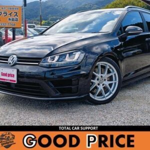 2015 Volkswagen Golf R Variant black gasoline used car Japan export