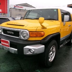 2011 Toyota Fj Cruiser yellow gasoline used car Japan export