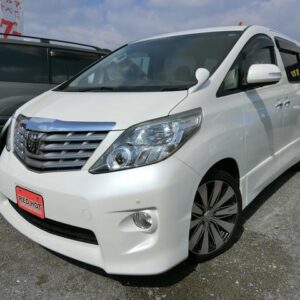 2008 Toyota Alphard pearl gasoline used car Japan export
