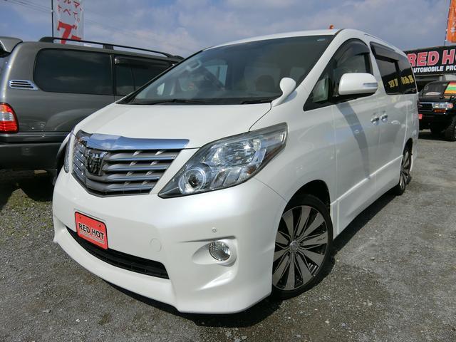 Ref:AUX-1508886 TOYOTA ALPHARD 2008 1 2008 Toyota Alphard pearl gasoline used car Japan export