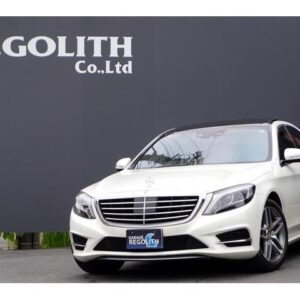 2014 Mercedes Benz S-Class white hybrid used car Japan export
