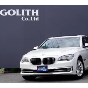 2014 Bmw 7 Series white gasoline used car Japan export