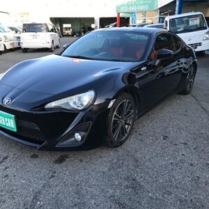 2013 Toyota 86 black gasoline used car Japan export