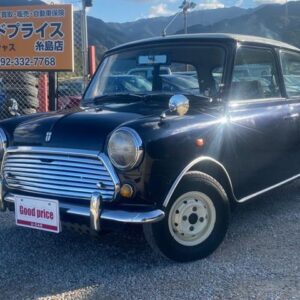 1990 Rover Mini blue gasoline used car Japan export