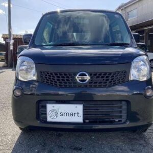 2012 Nissan Moco black gasoline used car Japan export