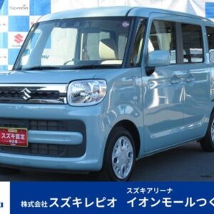 2022 Suzuki Spacia blue hybrid used car Japan export