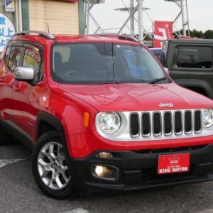 2017 Chrysler Jeep Jeep Renegade red gasoline used car Japan export