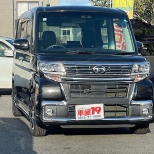 2017 Daihatsu Tanto black gasoline used car Japan export