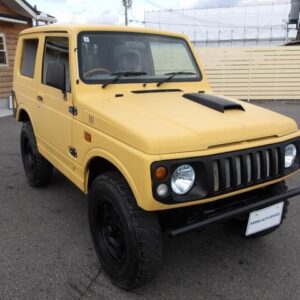 1997 Suzuki Jimny yellow gasoline used car Japan export