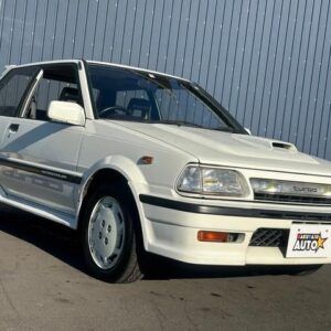 1989 Toyota Starlet white gasoline used car Japan export