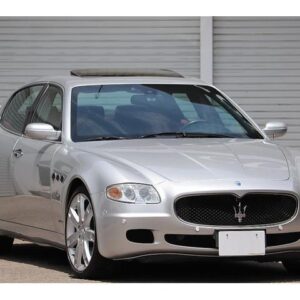 2007 Maserati Quattroporte silver gasoline used car Japan export
