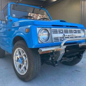 1991 Suzuki Jimny blue gasoline used car Japan export