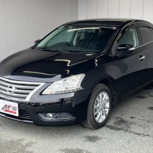 2018 Nissan Sylphy black gasoline used car Japan export