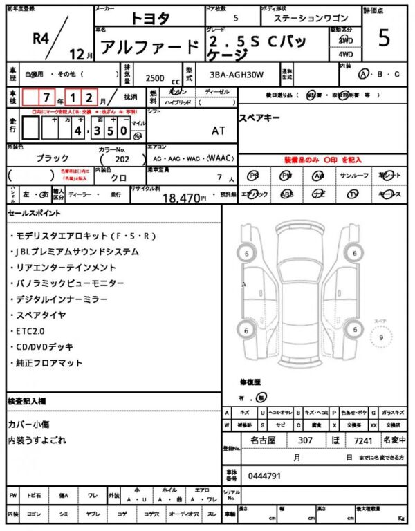 Ref:AUX-16226924 TOYOTA ALPHARD 2022 - Image 18