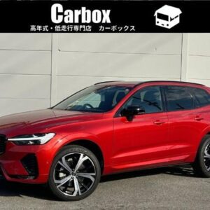 2021 Volvo Xc60 red hybrid used car Japan export