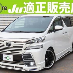 2016 Toyota Vellfire pearl gasoline used car Japan export